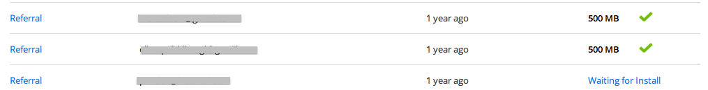Dropbox sharing stats